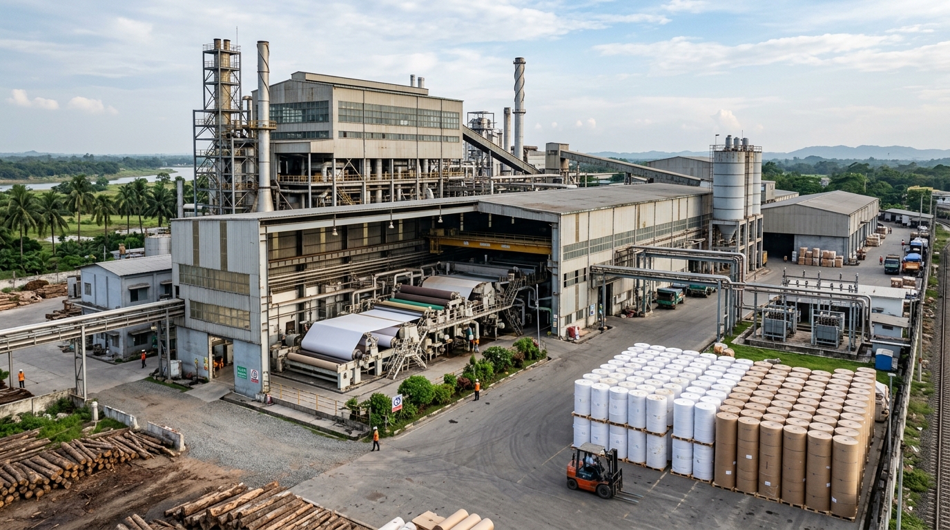 Paper mill in Bangladesh